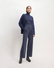 The Organic Cotton Cardigan | Navy