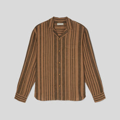 The Relaxed Linen Long-Sleeve Shirt | Light Blue