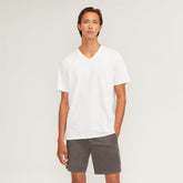 The Organic Cotton V-Neck Tee | White