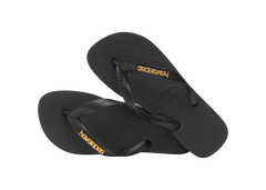 Women's Top Logo Metallic Flip Flops