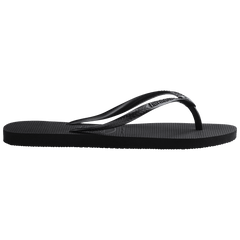 Women's Slim Crystal Flip Flops