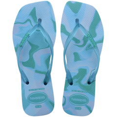 Women's Slim Square Jelly Flip Flops
