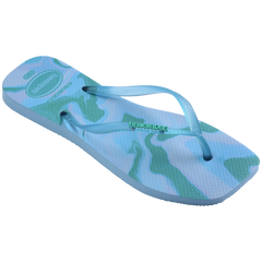 Women's Slim Square Jelly Flip Flops