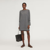 The Mariner Dress | Black / Canvas Tan