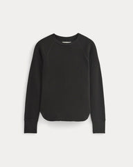 Slim-Fit Crew in Cozy Waffle | Black