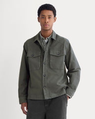 Utility Shirt Jacket | Washed Black