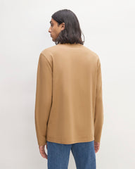 The Essential Organic Long-Sleeve Tee | Toasted Coconut