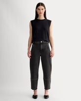 The Utility Barrel Jean | Washed Black | Regular