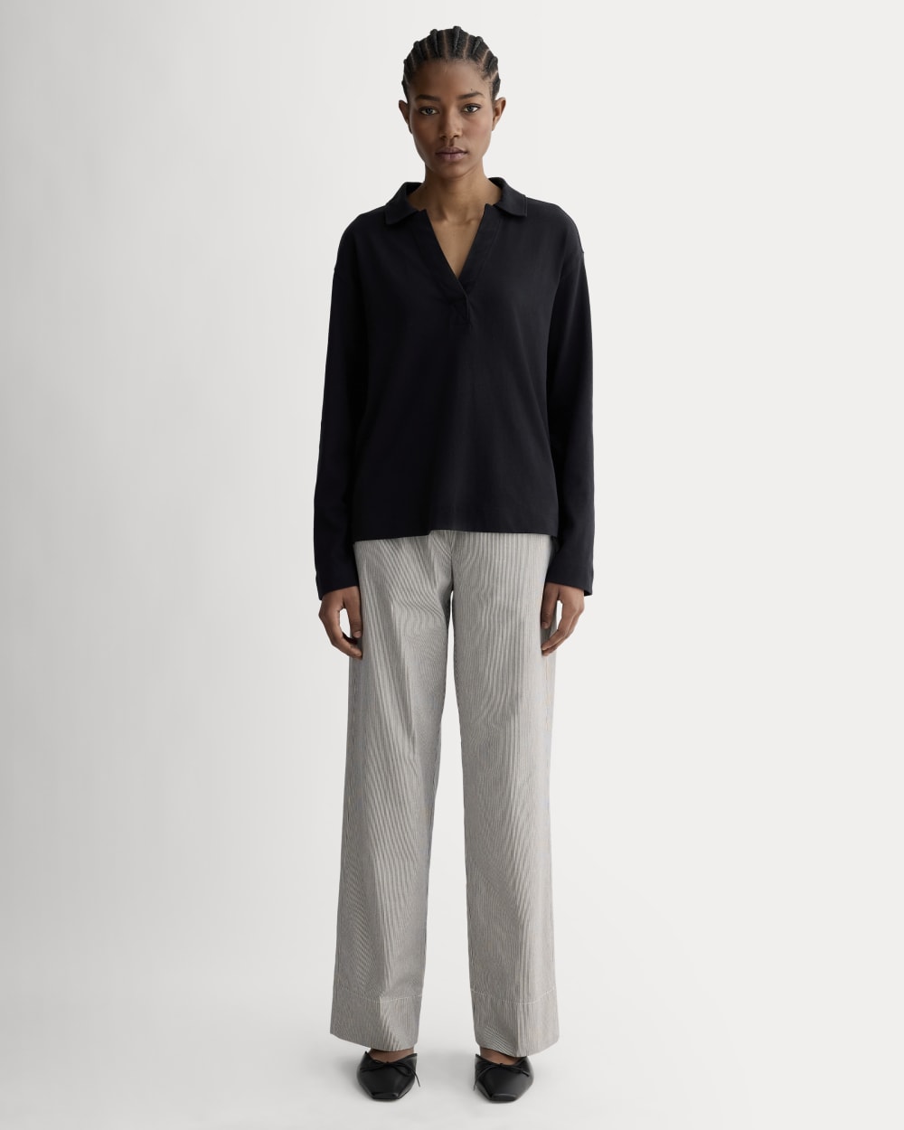 The Easy Pant | Canvas Tan / Navy