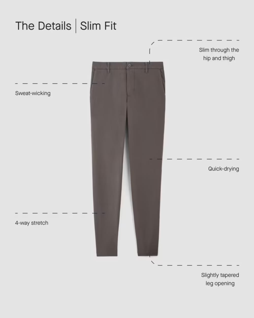 The Performance Chino | Uniform | Deep Moss Green | Slim