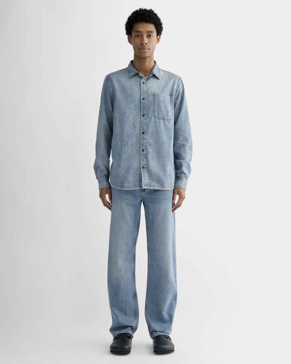The Denim Shirt | Mid Indigo