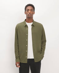 The Long-Sleeve Pique Shirt | Kalamata