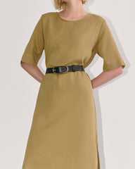 The Relaxed T-Shirt Dress in Buttersoft | Fennel Seed