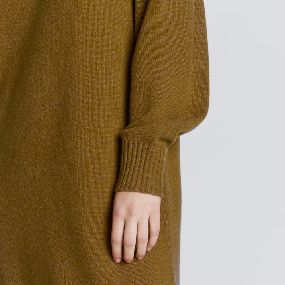 The Cashmere Midi Dress | Tapenade