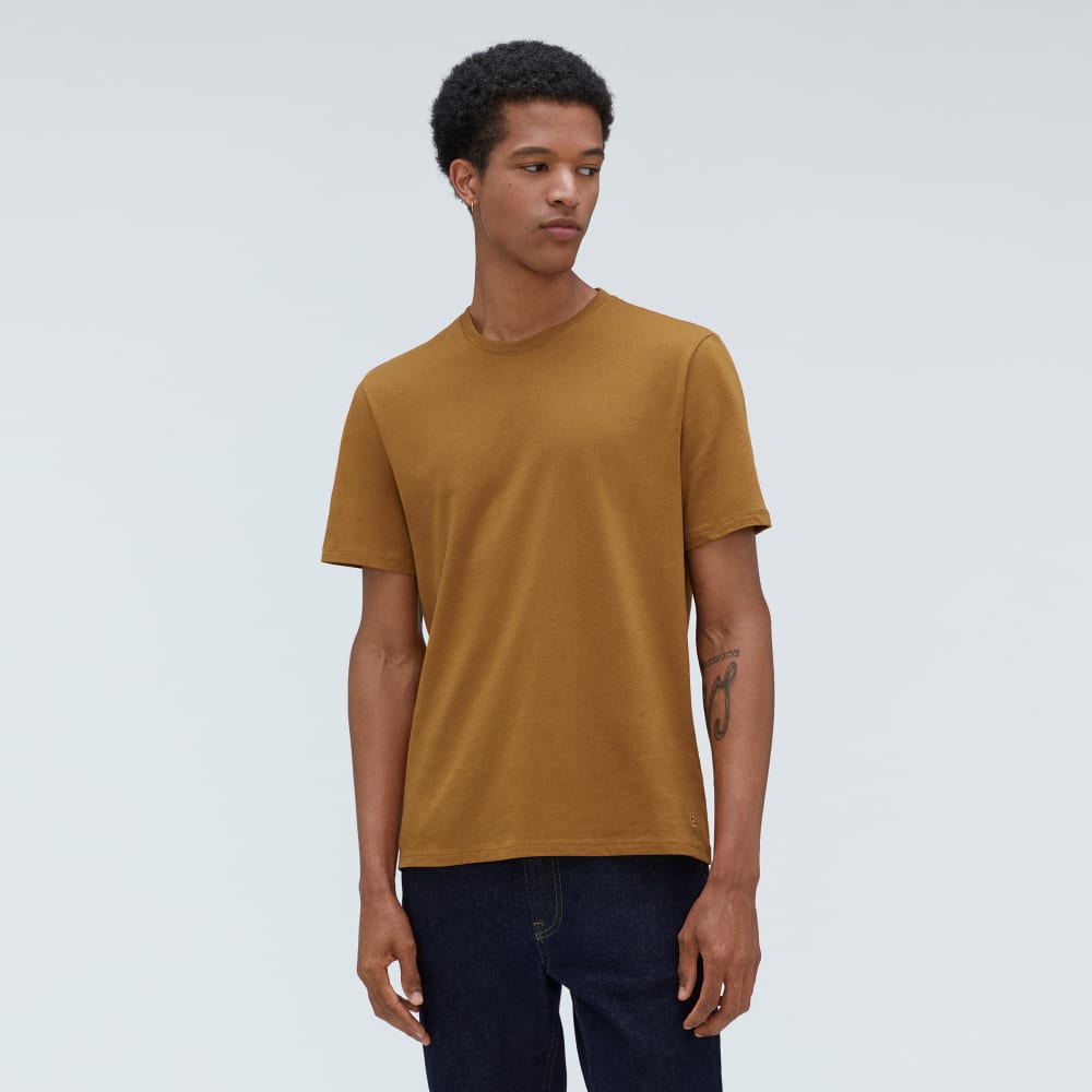 The Organic Cotton Crew | Tawny Brown