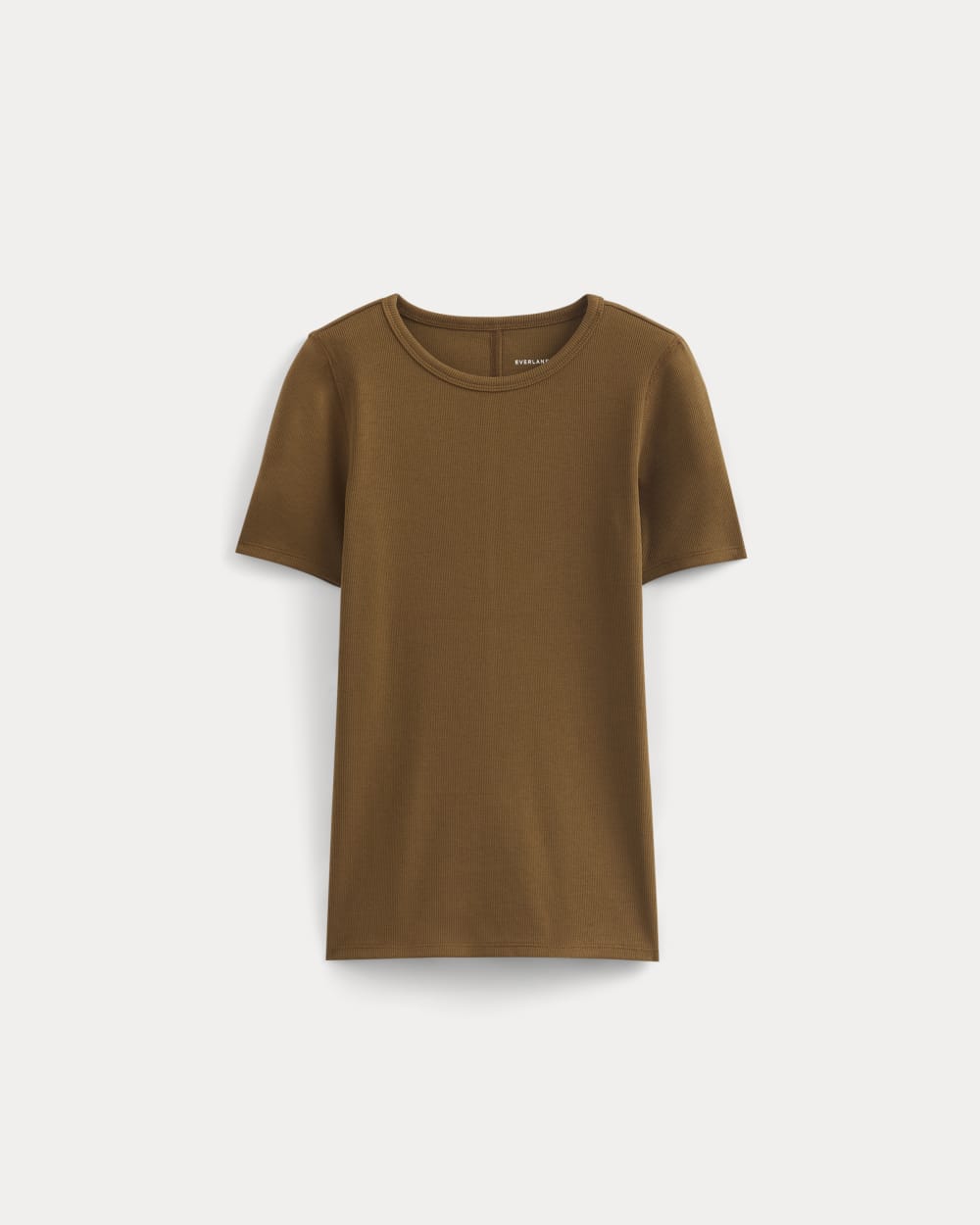The Luxe Rib Crew | Toffee