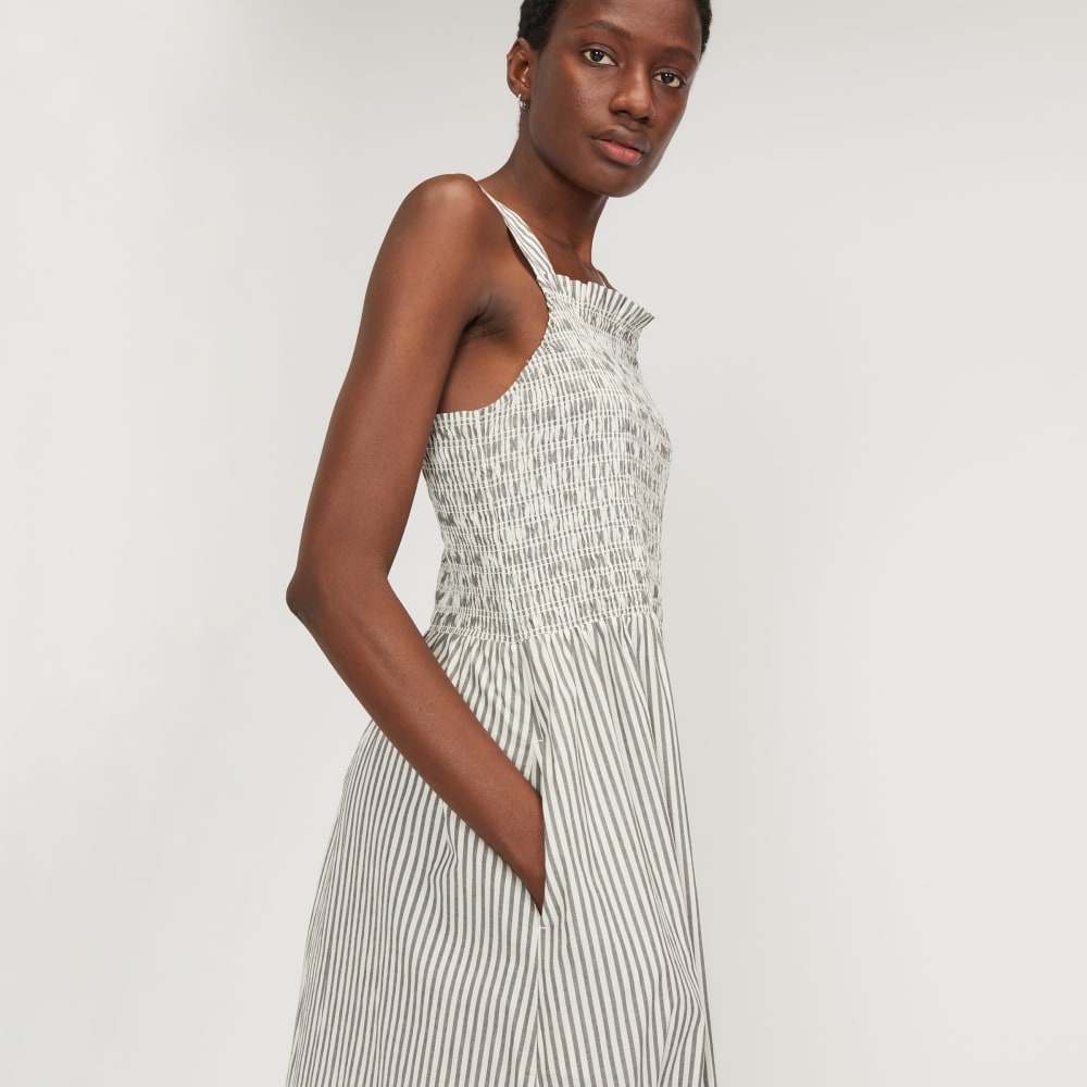 The Smock Dress | Black / Bone