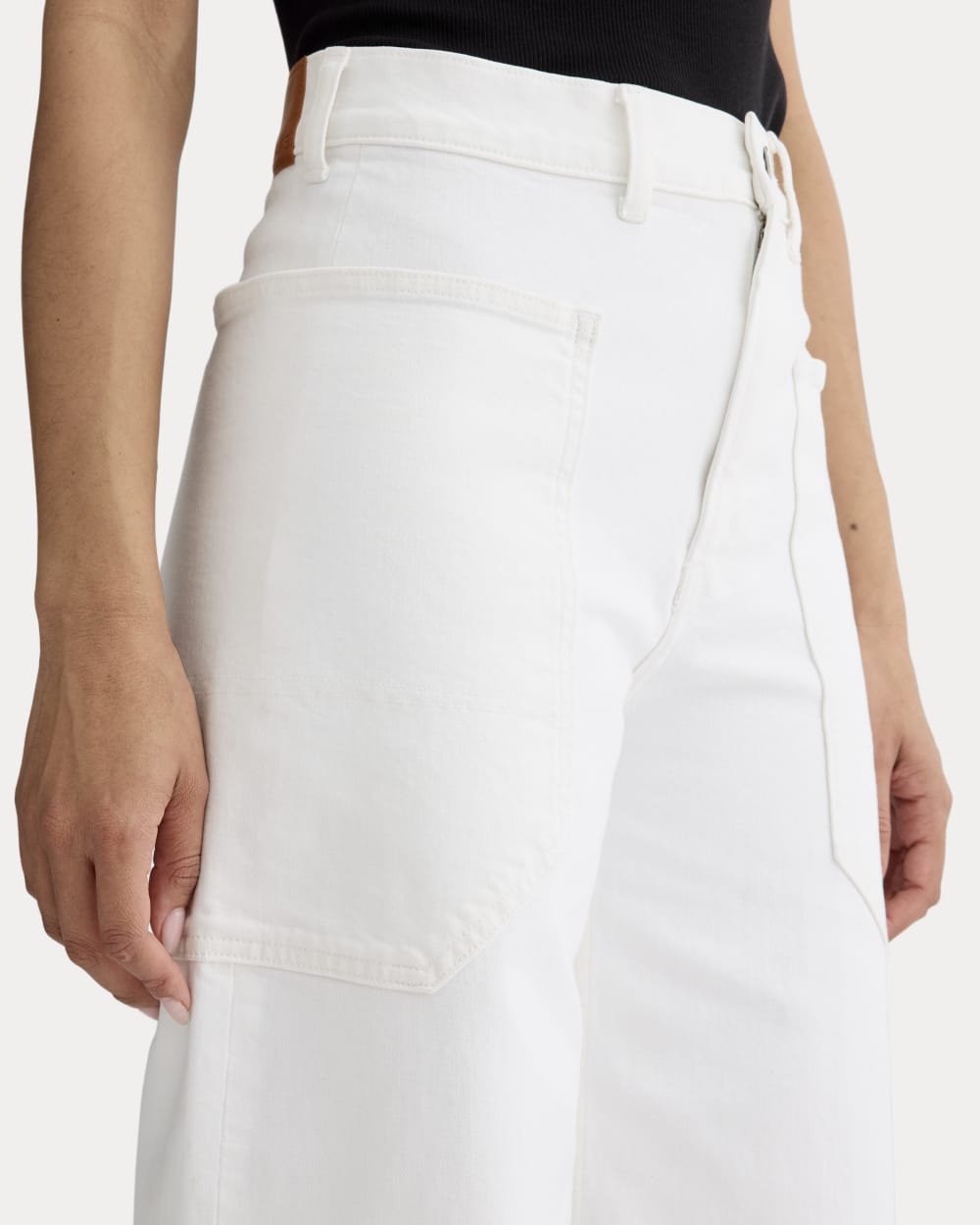 The Way-High® Gardener Cropped Jean | Ecru