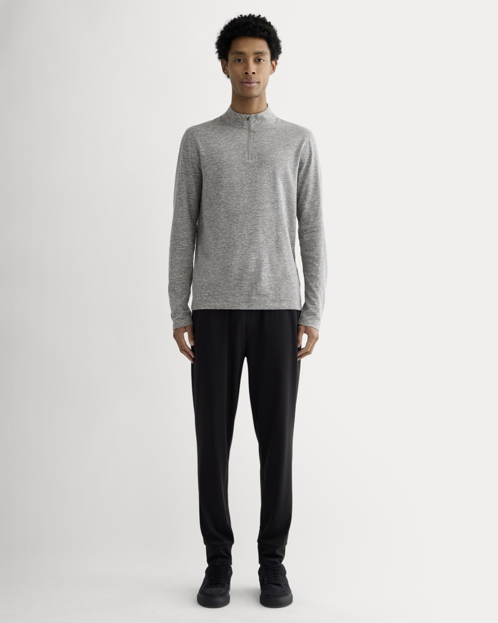 The Rec Quarter-Zip |  Heathered Grey
