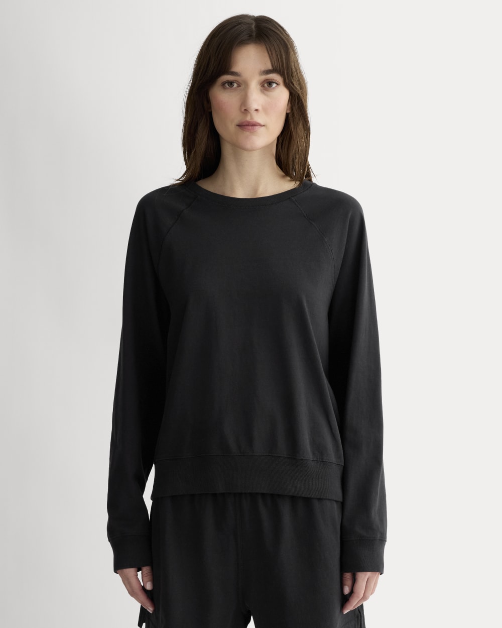 The Off-Duty Long-Sleeve Tee | Black