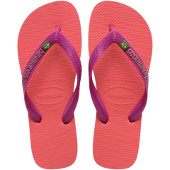 Women's Brazil Logo Flip Flops