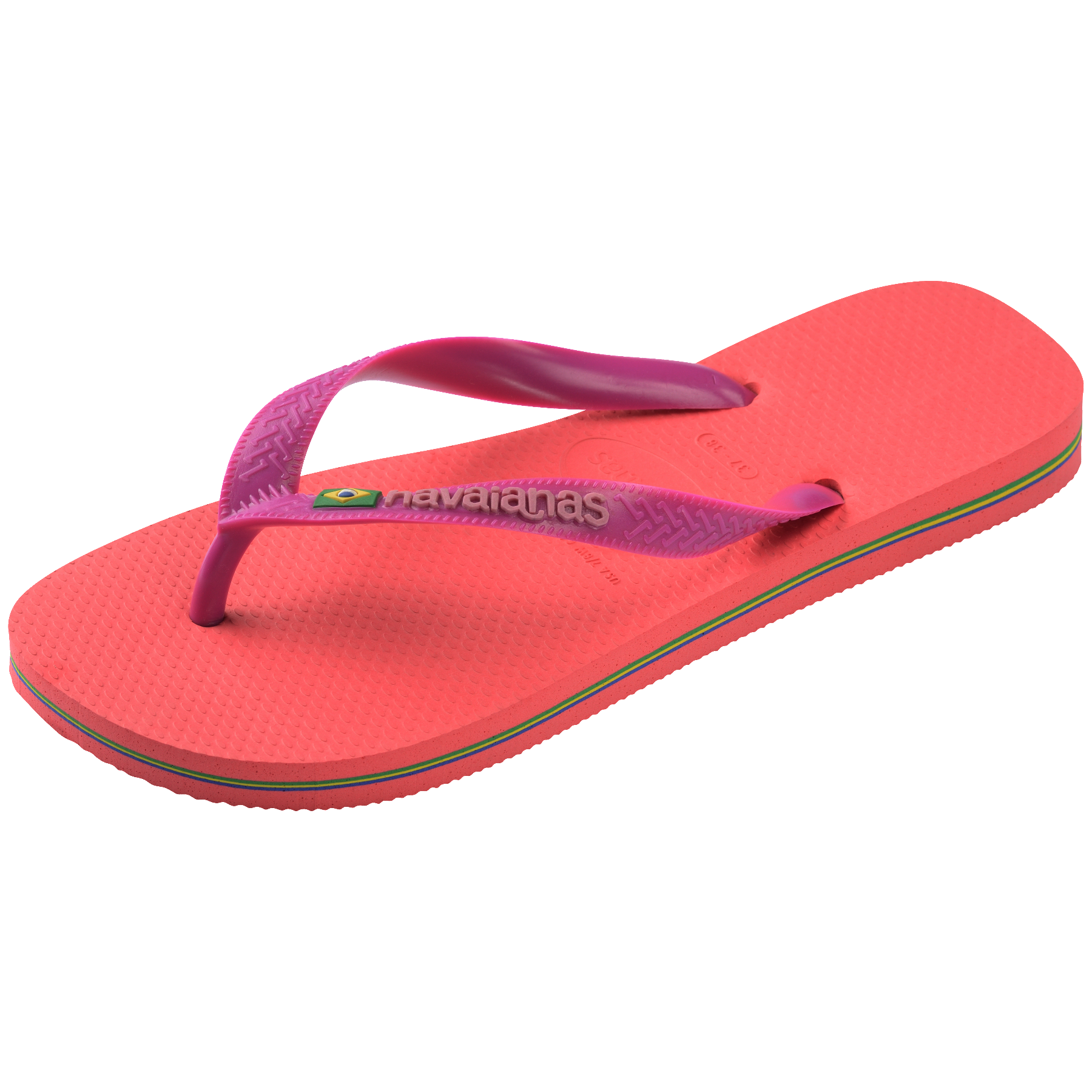 Women's Brazil Logo Flip Flops