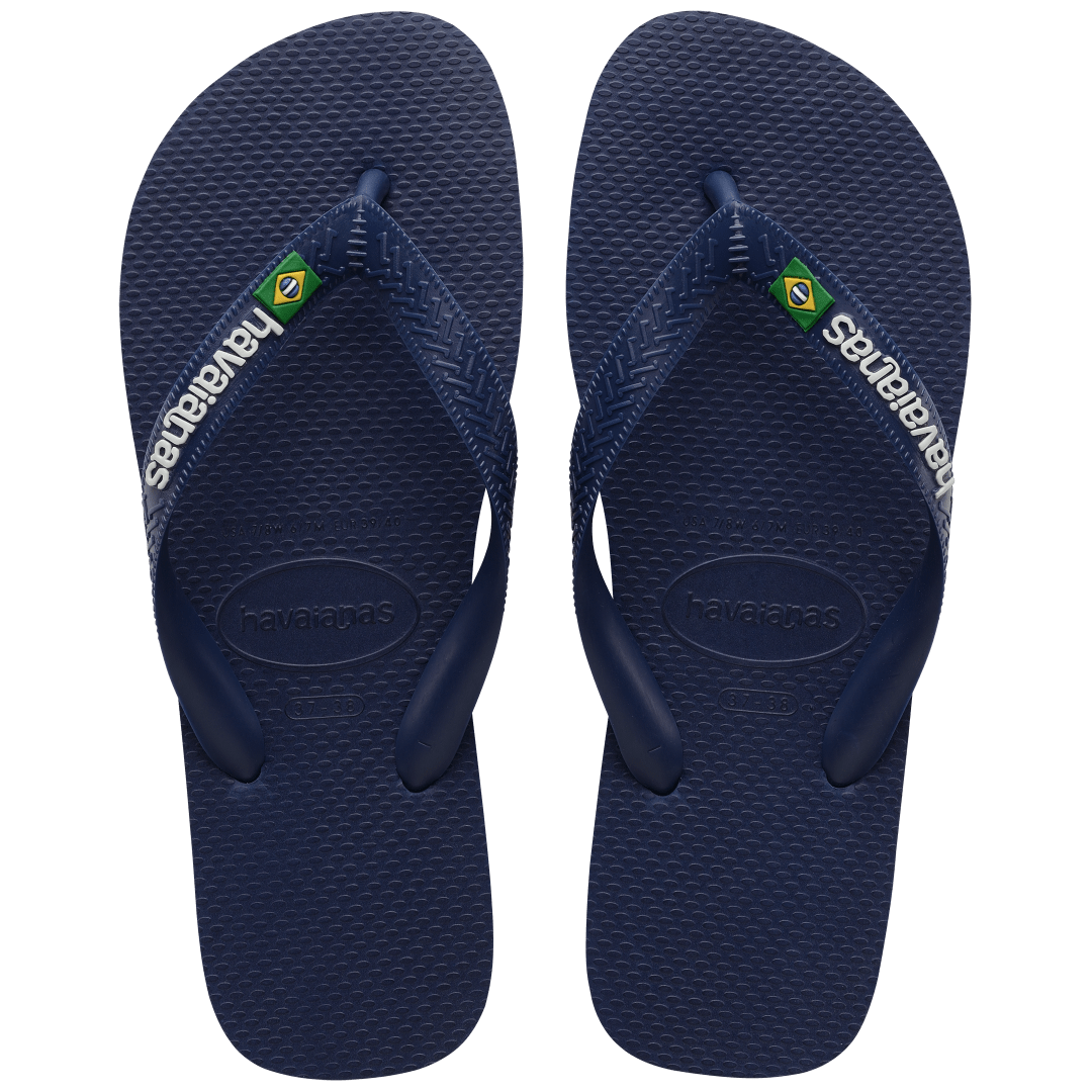 Women's Brazil Logo Flip Flops