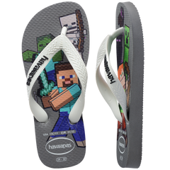 Kids' Minecraft Top Flip Flops