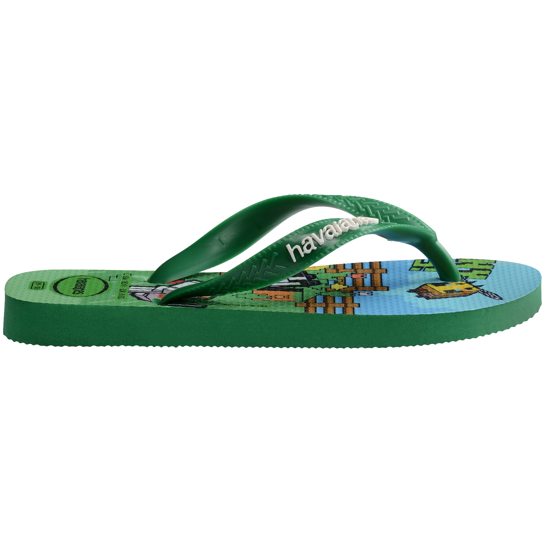 Kids' Minecraft Top Flip Flops
