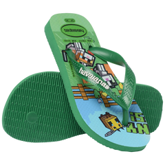 Kids' Minecraft Top Flip Flops