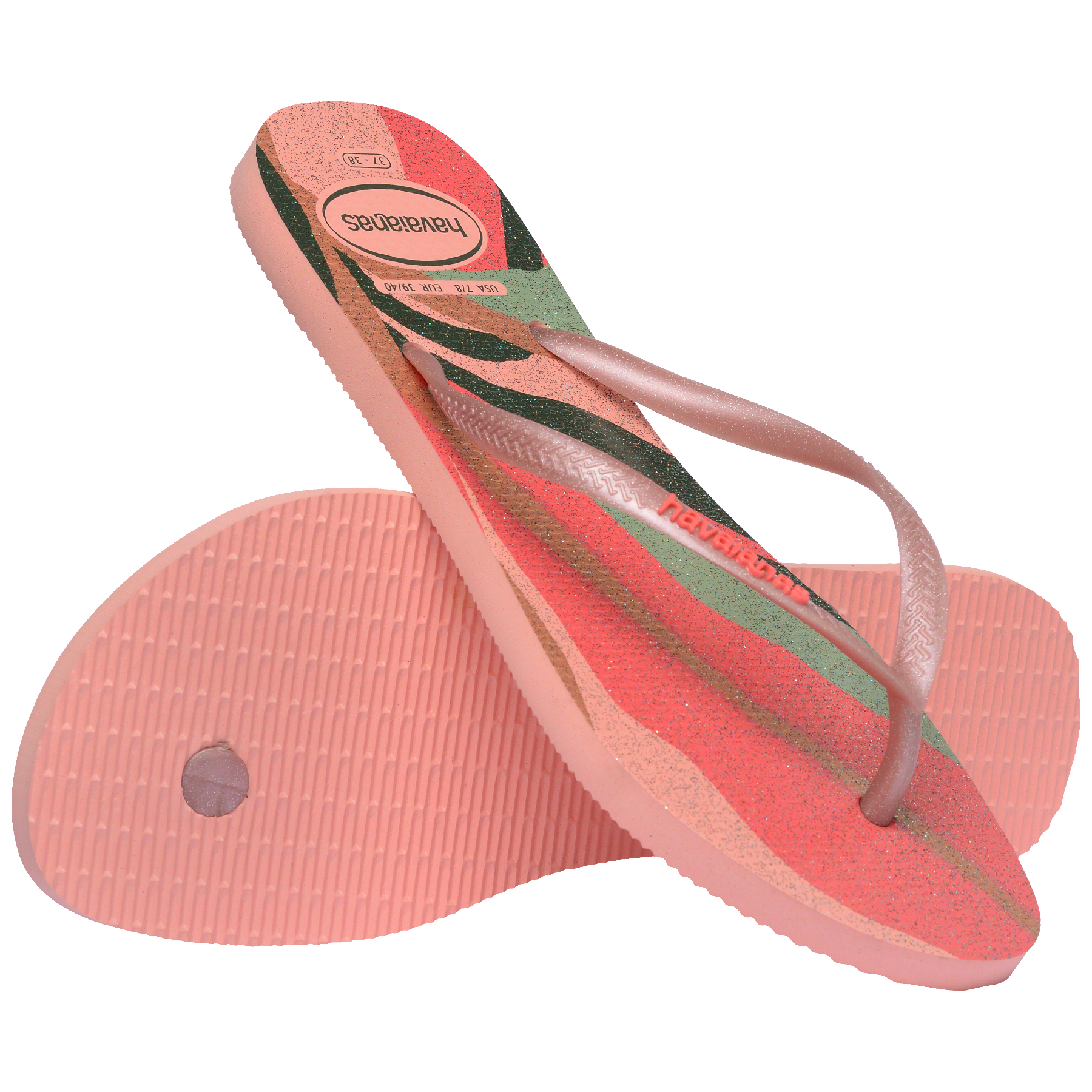 Women's Slim Palette Glow Flip Flops