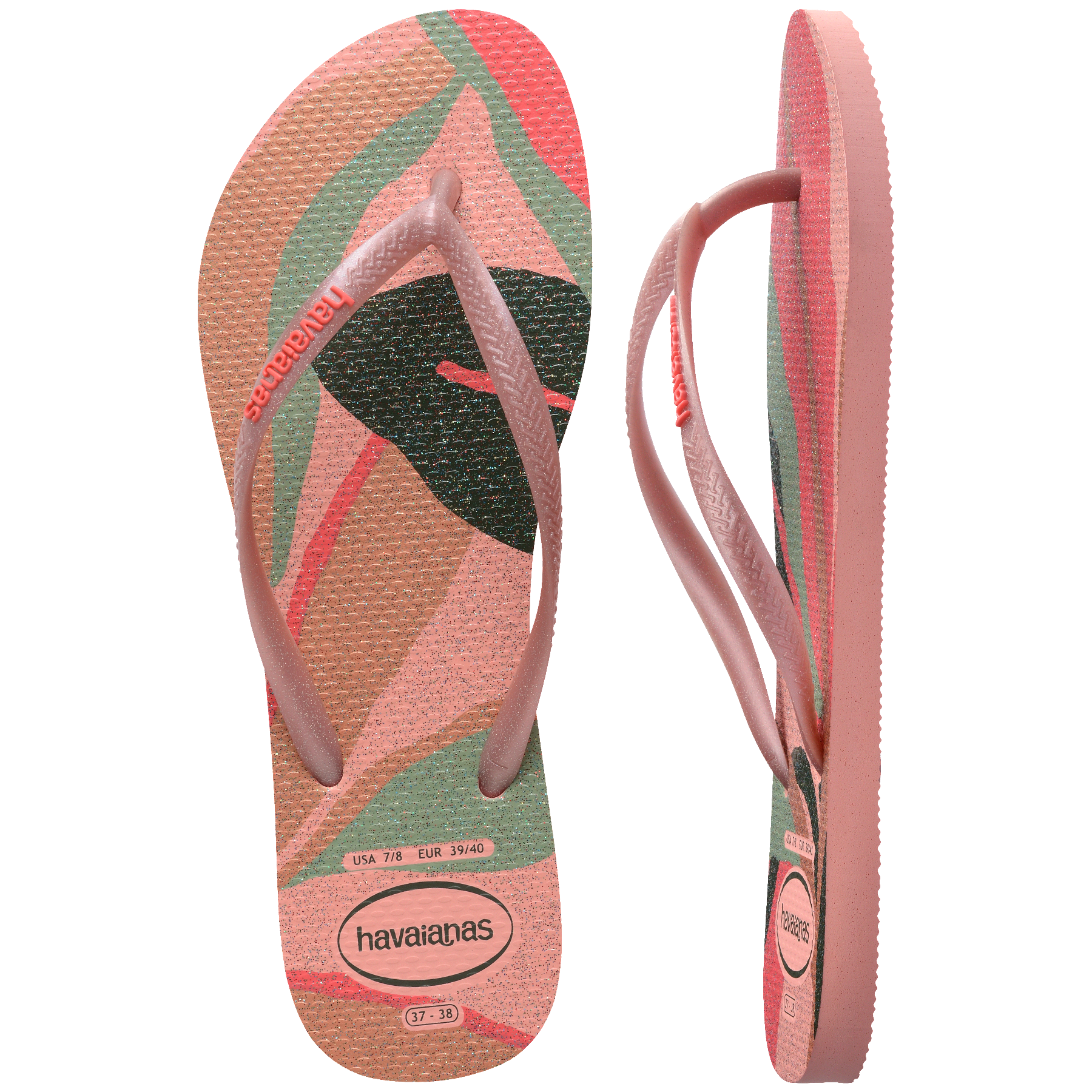 Women's Slim Palette Glow Flip Flops