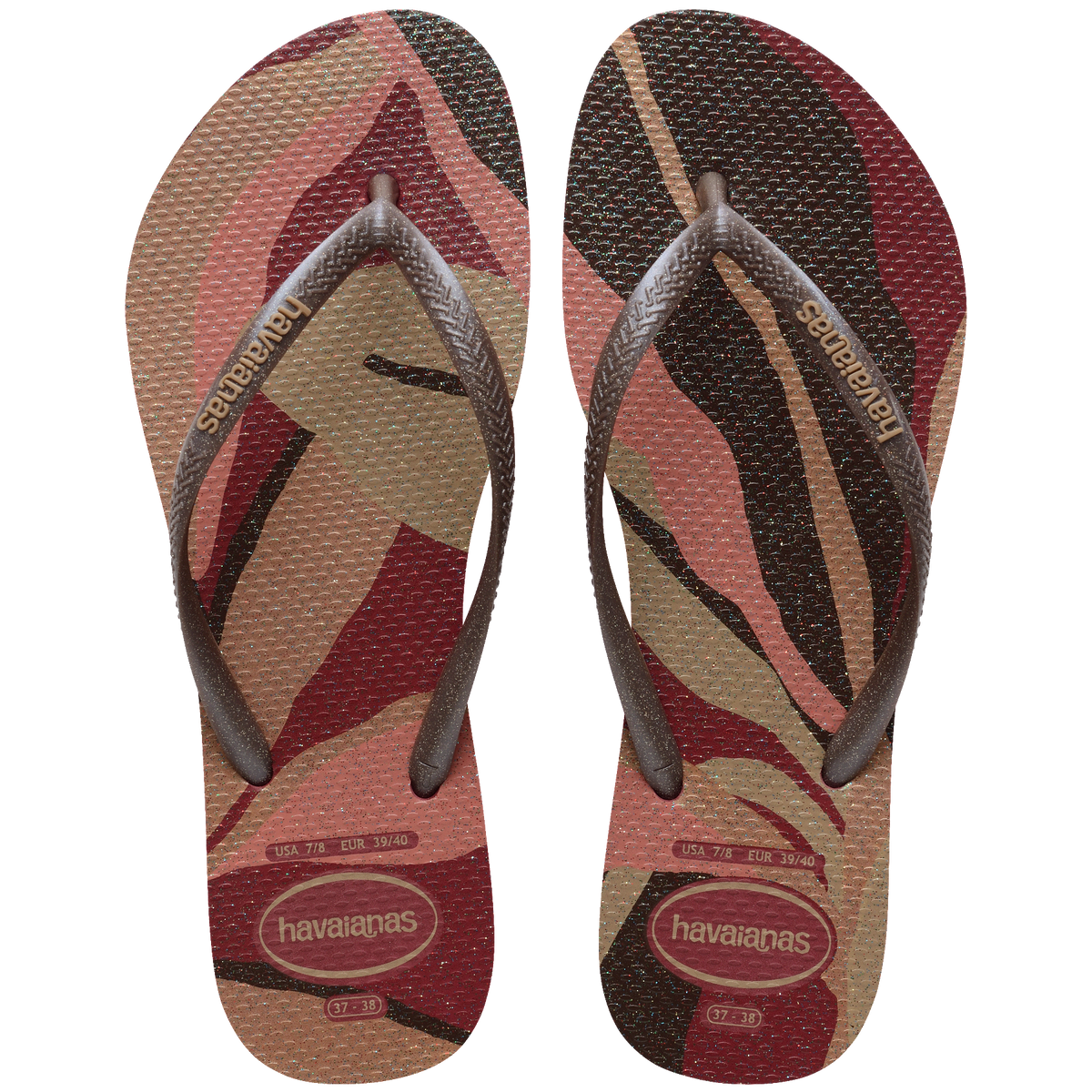 Women's Slim Palette Glow Flip Flops