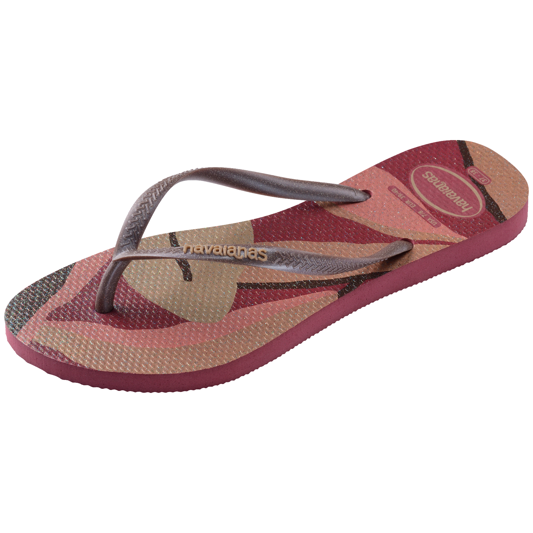 Women's Slim Palette Glow Flip Flops