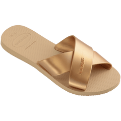 Women's Aqua Metallic Sandals
