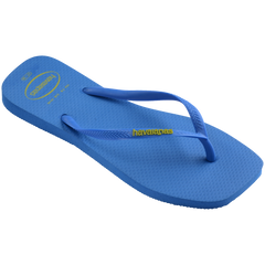 Women's Slim Square Logo Pop Up Flip Flops