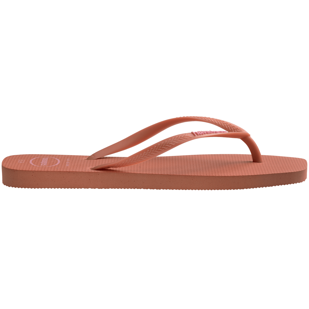 Women's Slim Square Logo Pop Up Flip Flops