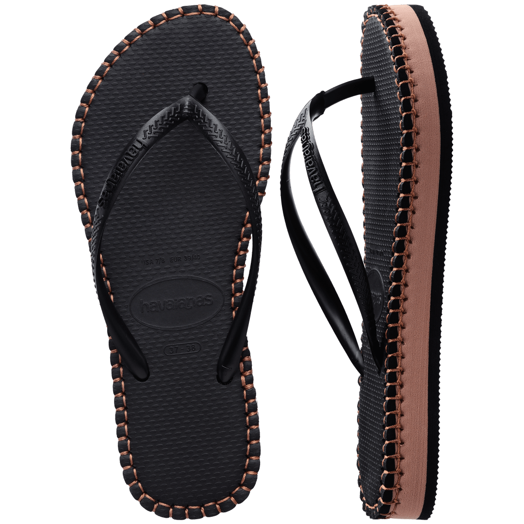 Women's Flatform Loop Slim Flip Flops