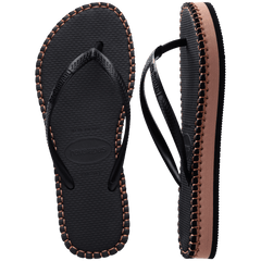 Women's Flatform Loop Slim Flip Flops