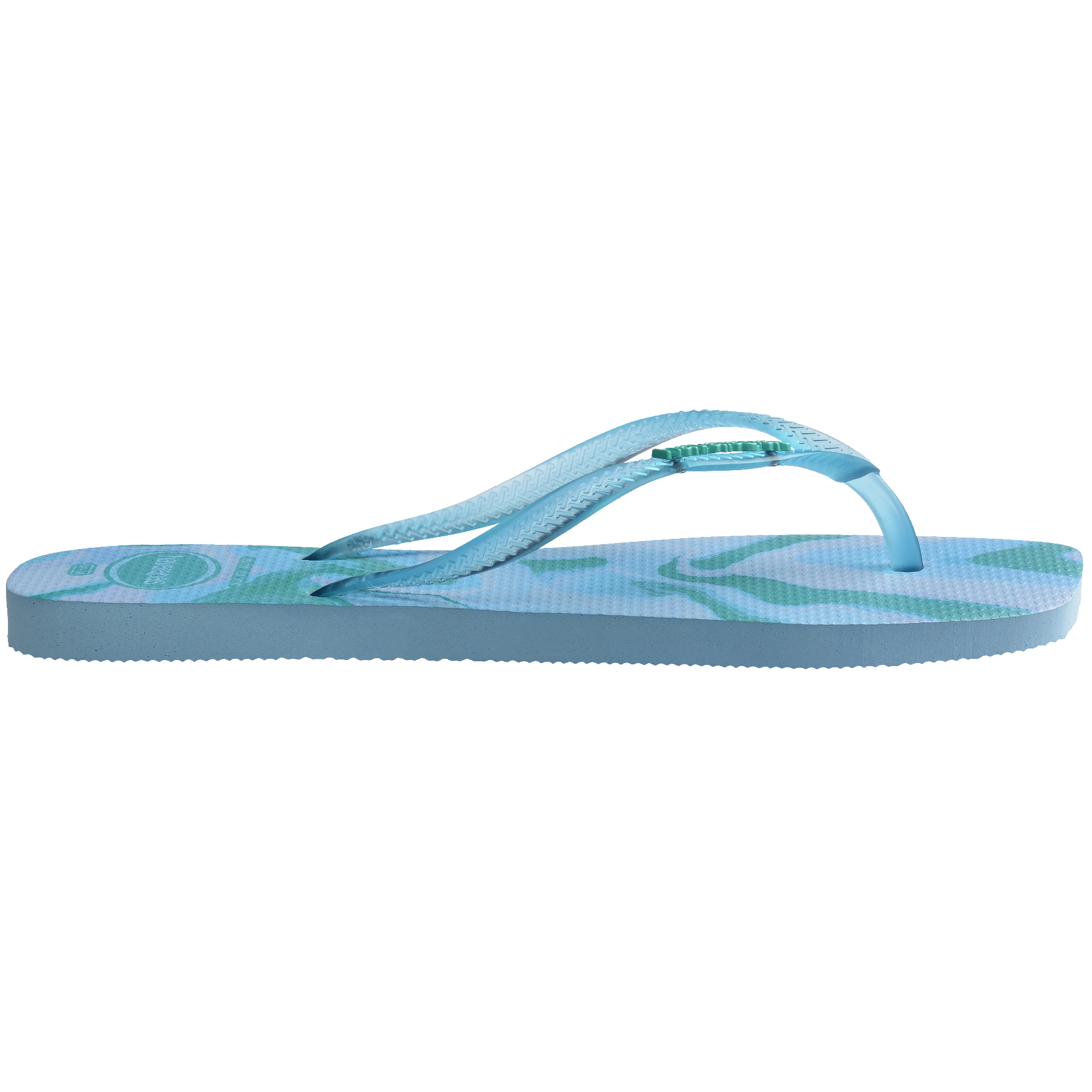 Women's Slim Square Jelly Flip Flops