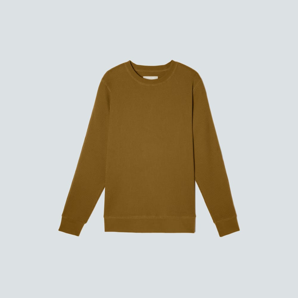The Waffle Long-Sleeve Crew Tee | Tapenade