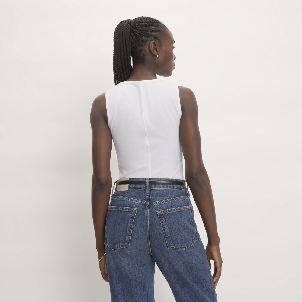 The Supima® Form Tank | White