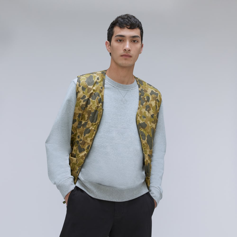 The ReNew Liner Vest | Fennel Seed Camo