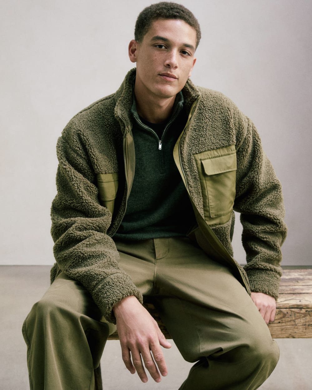 Baggy Chino | Olive  | 32L
