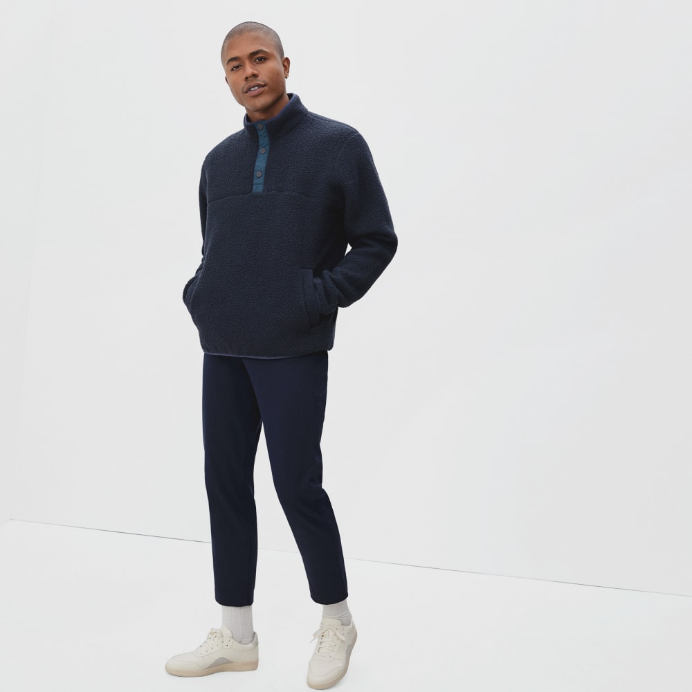 The ReNew Fleece Pullover | Navy
