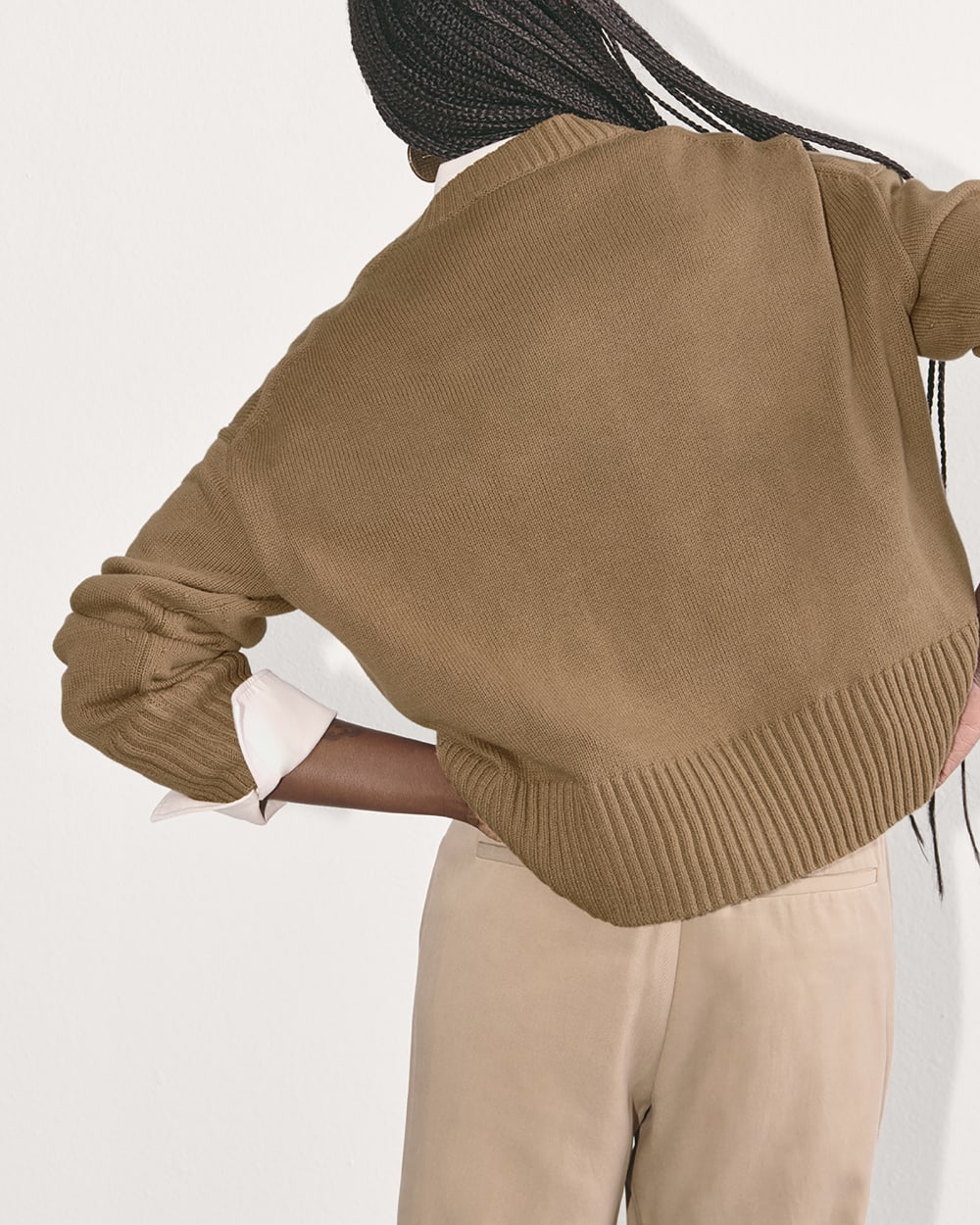 The Boxy Sweater in Everyday Cotton | Toasted Coconut