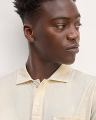 The Essential Organic Garment-Dyed Polo | Parchment