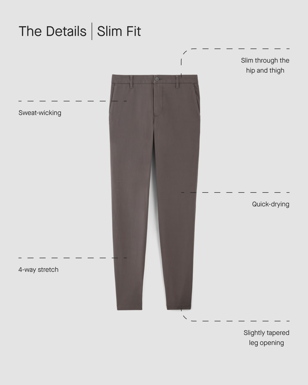 The Performance Chino | Uniform | Olive  | Slim