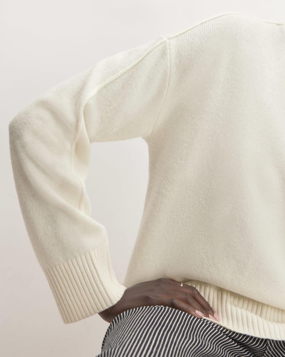 The Good Merino Wool Crewneck Sweater | Bone