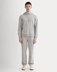 The Off-Duty Terry Hoodie | Heathered Grey